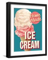 Home Made Ice Cream-Retroplanet-Framed Giclee Print