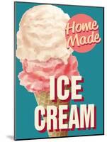 Home Made Ice Cream-Retroplanet-Mounted Giclee Print