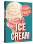 Home Made Ice Cream-Retroplanet-Stretched Canvas