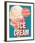 Home Made Ice Cream-Retroplanet-Framed Giclee Print