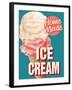 Home Made Ice Cream-Retroplanet-Framed Giclee Print