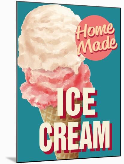 Home Made Ice Cream-Retroplanet-Mounted Giclee Print