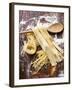 Home-Made Pasta with Wooden Spoon-null-Framed Photographic Print