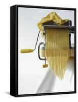 Home-Made Tagliatelle with Pasta Maker-Kai Stiepel-Framed Stretched Canvas