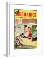 Home Mechanics, Holiday DIY Caravans Magazine, UK, 1950-null-Framed Giclee Print