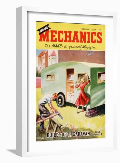 Home Mechanics, Holiday DIY Caravans Magazine, UK, 1950-null-Framed Giclee Print