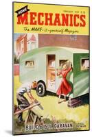 Home Mechanics, Holiday DIY Caravans Magazine, UK, 1950-null-Mounted Giclee Print