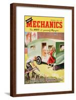 Home Mechanics, Holiday DIY Caravans Magazine, UK, 1950-null-Framed Giclee Print