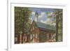 Home Moravian Church, Winston-Salem, North Carolina-null-Framed Art Print