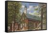 Home Moravian Church, Winston-Salem, North Carolina-null-Framed Stretched Canvas