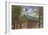 Home Moravian Church, Winston-Salem, North Carolina-null-Framed Art Print