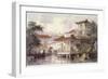 Home of a Chinese Merchant Near Canton-Thomas Allom-Framed Giclee Print