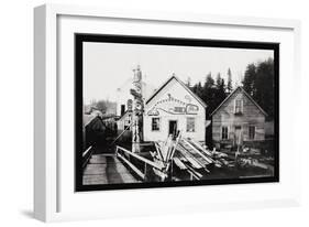 Home of Chief Ko-Teth Sha-Doc, Ketchikan, Alaska-Charles Clenton Page-Framed Art Print