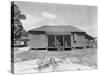 Home of cotton sharecropper Floyd Borroughs in Hale County, Alabama, c.1936-Walker Evans-Stretched Canvas