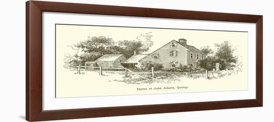 Home of John Adams, Quincy-null-Framed Giclee Print