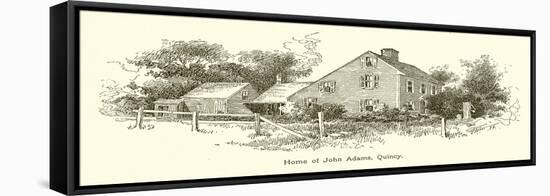 Home of John Adams, Quincy-null-Framed Stretched Canvas