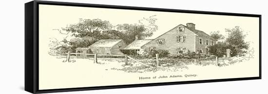 Home of John Adams, Quincy-null-Framed Stretched Canvas