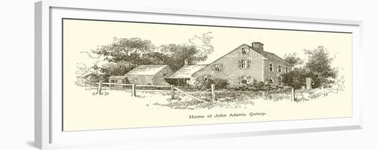 Home of John Adams, Quincy-null-Framed Giclee Print