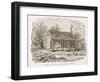 Home of Lincoln at Gentryville, Indiana, from a Book Pub. 1896-American School-Framed Giclee Print