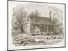 Home of Lincoln at Gentryville, Indiana, from a Book Pub. 1896-American School-Mounted Giclee Print