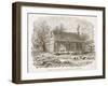 Home of Lincoln at Gentryville, Indiana, from a Book Pub. 1896-American School-Framed Giclee Print