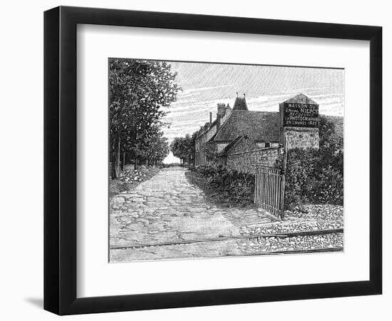 Home of Niepce-null-Framed Art Print