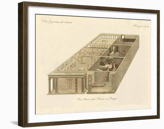 Home of Panza in Pompeii-null-Framed Giclee Print