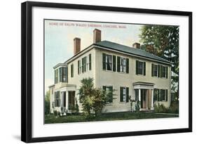 Home of Ralph Waldo Emerson, Concord-null-Framed Art Print