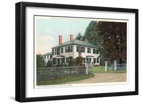 Home of Ralph Waldo Emerson, Concord-null-Framed Premium Giclee Print