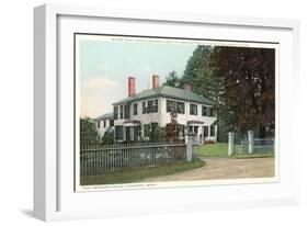Home of Ralph Waldo Emerson, Concord-null-Framed Premium Giclee Print