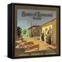 Home of Ramona Brand - Camulos, California - Citrus Crate Label-Lantern Press-Framed Stretched Canvas