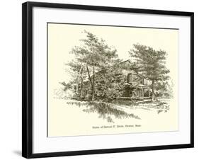 Home of Samuel F. Smith, Newton, Mass-null-Framed Giclee Print