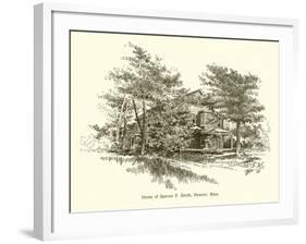 Home of Samuel F. Smith, Newton, Mass-null-Framed Giclee Print