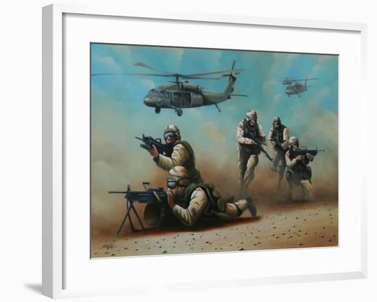 Home of the Brave-Geno Peoples-Framed Giclee Print