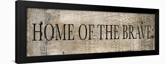 Home of the Brave-null-Framed Art Print