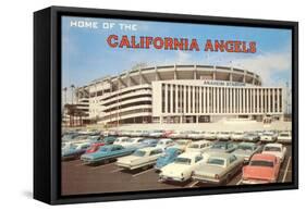 Home of the California Angels-null-Framed Stretched Canvas