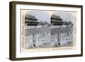 Home of the Empress Dowager, Peking, China, 1901-Underwood & Underwood-Framed Giclee Print