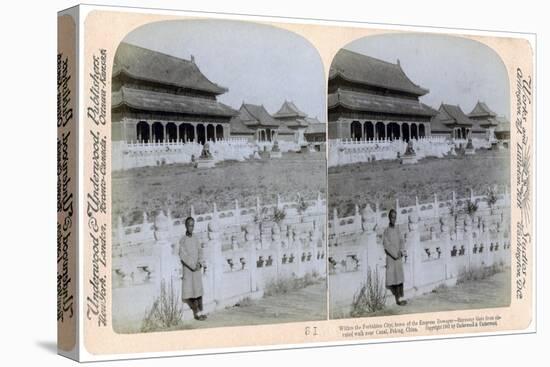Home of the Empress Dowager, Peking, China, 1901-Underwood & Underwood-Stretched Canvas