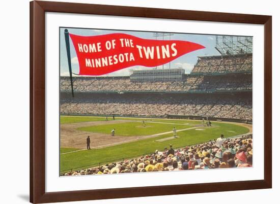 Home of the Minnesota Twins-null-Framed Premium Giclee Print