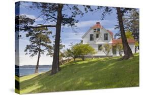 Home of Turn Point Lighthouse Keeper, Stuart Island, Washington, USA-Jaynes Gallery-Stretched Canvas