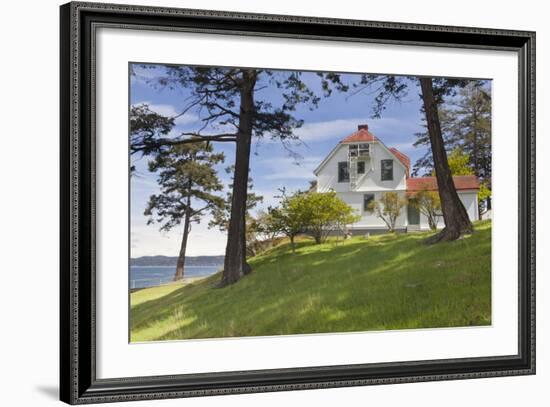 Home of Turn Point Lighthouse Keeper, Stuart Island, Washington, USA-Jaynes Gallery-Framed Photographic Print