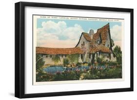 Home of Ward Lascelle, Movie Producer, Beverly Hills, California-null-Framed Art Print