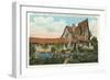 Home of Ward Lascelle, Movie Producer, Beverly Hills, California-null-Framed Art Print