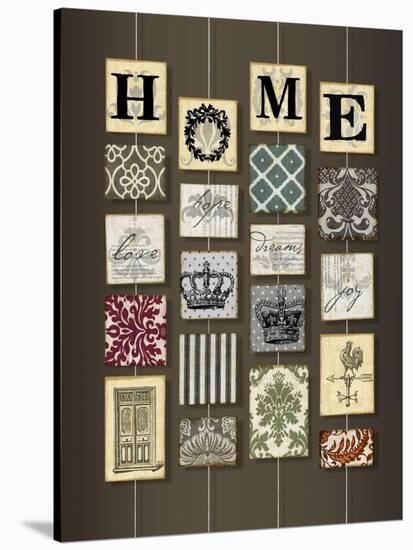 Home on strings-Art Licensing Studio-Stretched Canvas