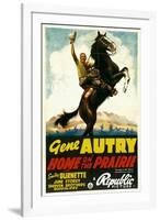 Home on the Prairie, Gene Autry, 1939-null-Framed Art Print