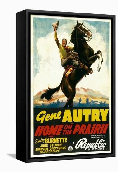 Home on the Prairie, Gene Autry, 1939-null-Framed Stretched Canvas
