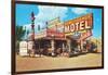 Home on the Range, Vintage Motel-null-Framed Art Print