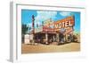 Home on the Range, Vintage Motel-null-Framed Art Print