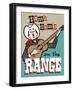 Home on the Range-Retroplanet-Framed Giclee Print