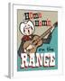 Home on the Range-Retroplanet-Framed Giclee Print